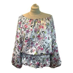 Dots off shoulder woman’s 1X